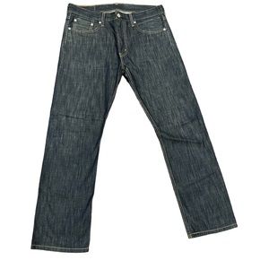 Levi Strauss & Co straight leg dark wash denim jeans. 32x30. Like new.
